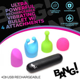 Rechargeable Bullet w- 4 Attachments